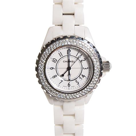 chanel j12 white ceramic 33mm quartz|chanel j12 watch price.